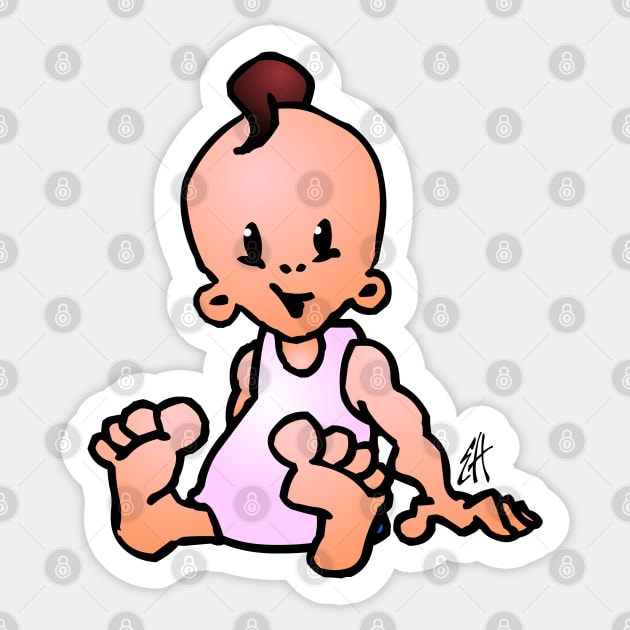 Baby girl Sticker by Cardvibes